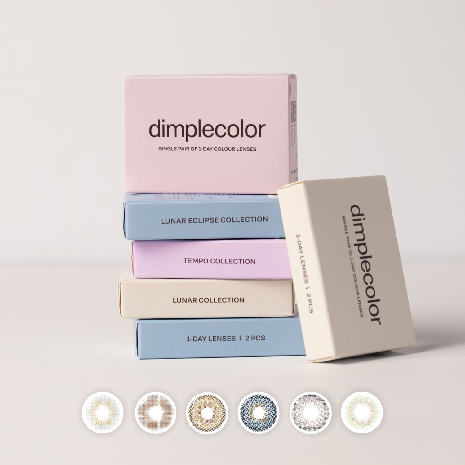 Cool-Toned Discovery Set | Dimple Color Contact Lenses