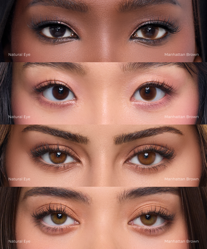 melanotan eye color Manhattan Brown Reusable Color Contact Lenses