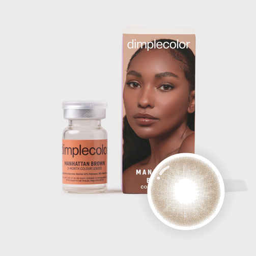 melanotan eye color Manhattan Brown Reusable Color Contact Lenses
